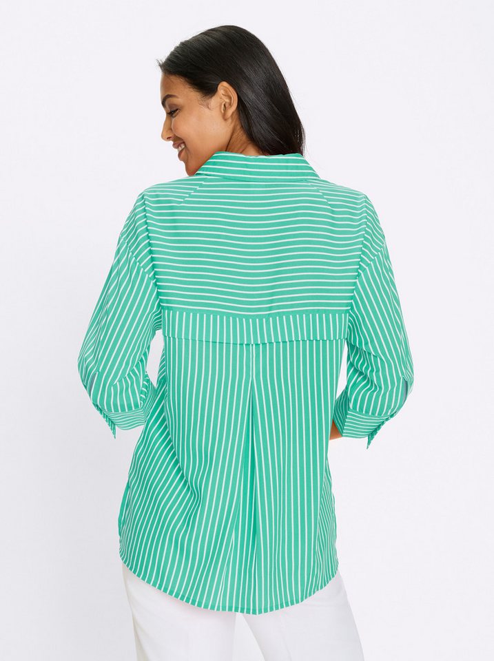 Sieh an! Klassische Bluse Longbluse 3/4-Arm – Bild 2 von 5