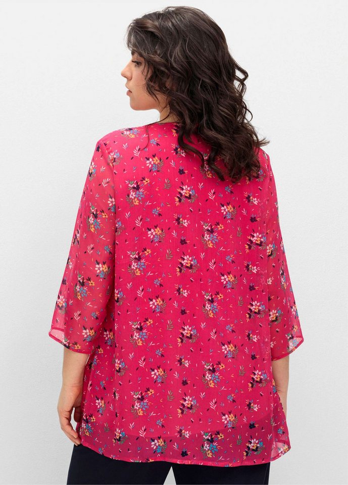 Sieh an! Klassische Bluse Longbluse 3/4-Arm – Bild 2 von 5