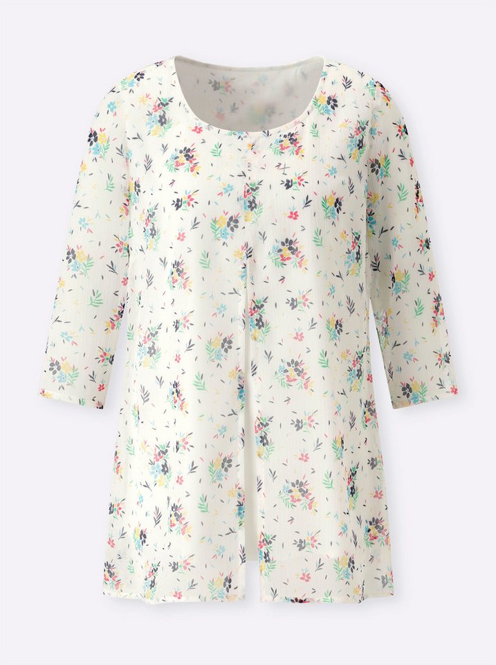 Sieh an! Klassische Bluse Longbluse 3/4-Arm – Bild 2 von 2