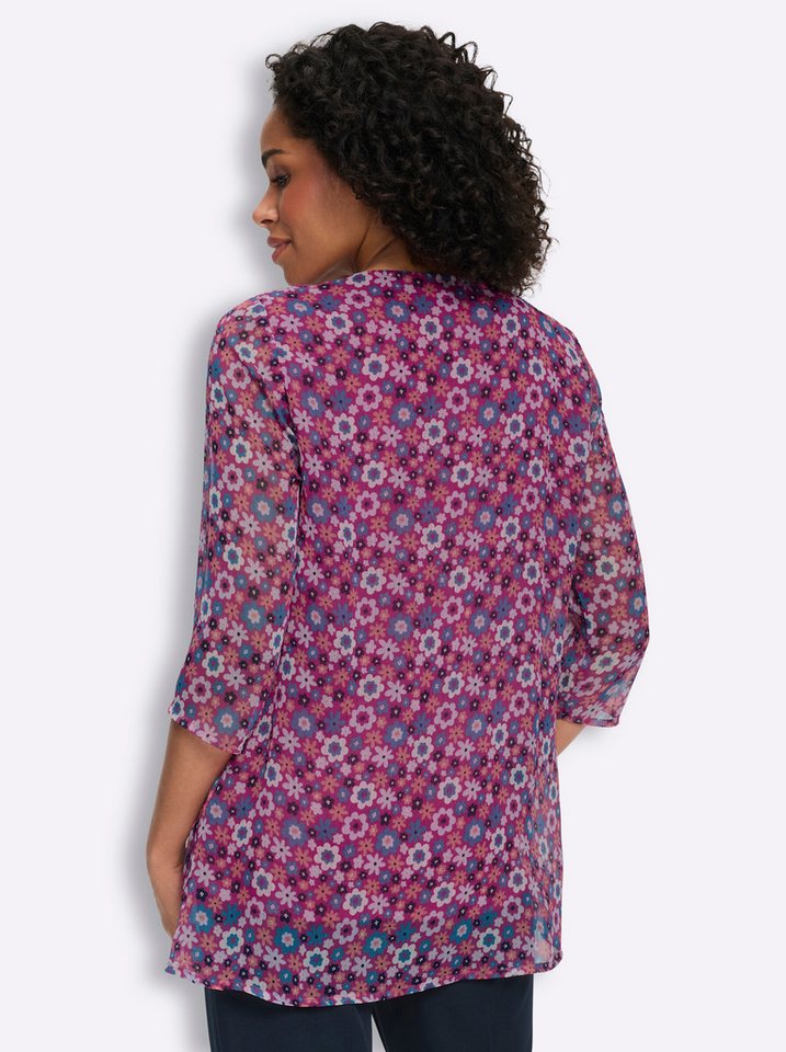 Sieh an! Klassische Bluse Longbluse 3/4-Arm – Bild 2 von 5