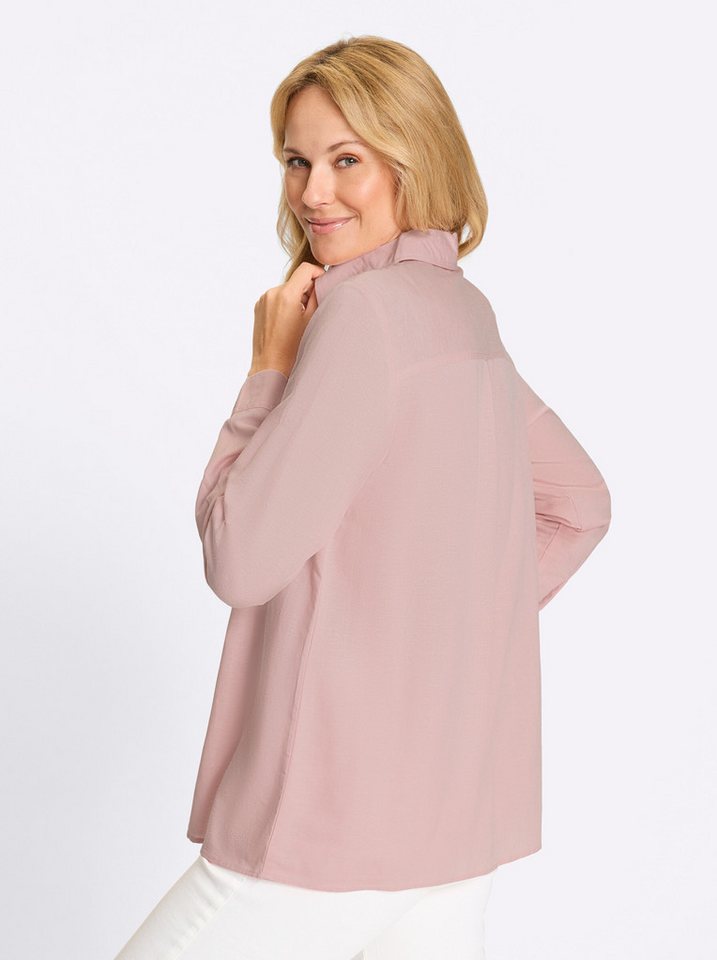 Sieh an! Klassische Bluse Longbluse Langarm – Bild 3 von 5