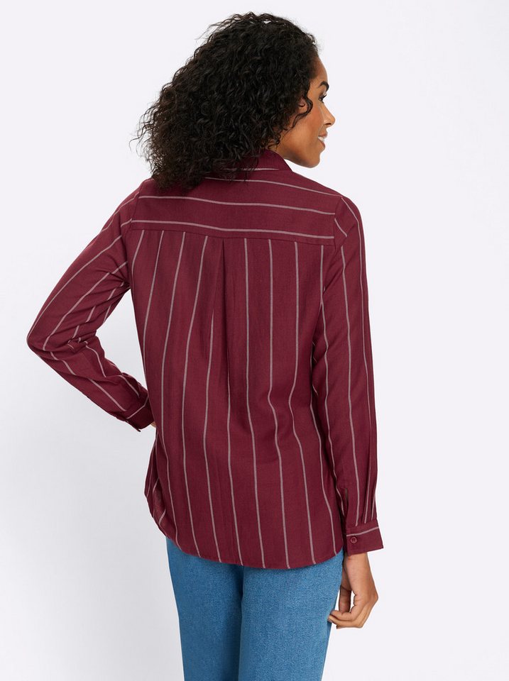 Sieh an! Klassische Bluse Longbluse Langarm – Bild 2 von 5