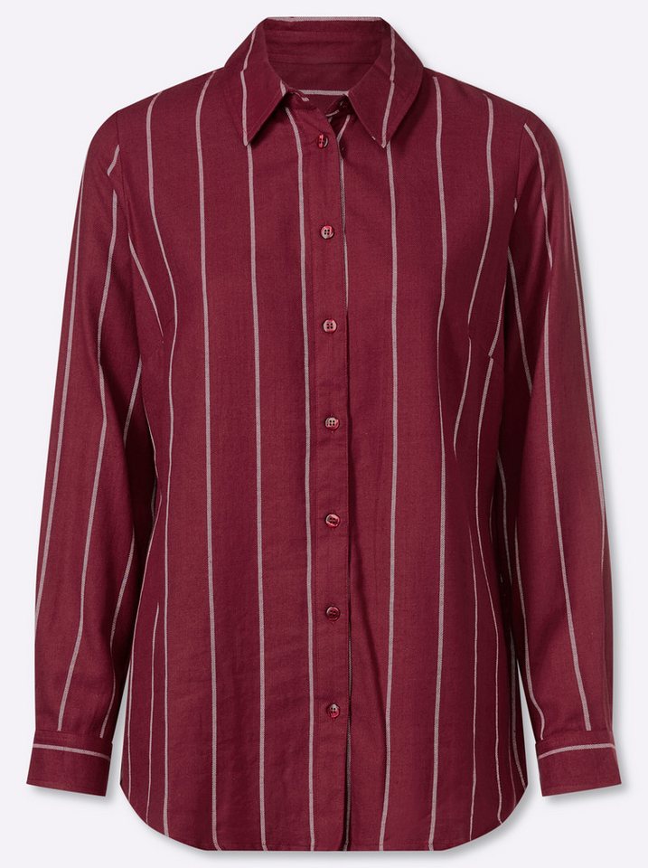 Sieh an! Klassische Bluse Longbluse Langarm – Bild 3 von 5