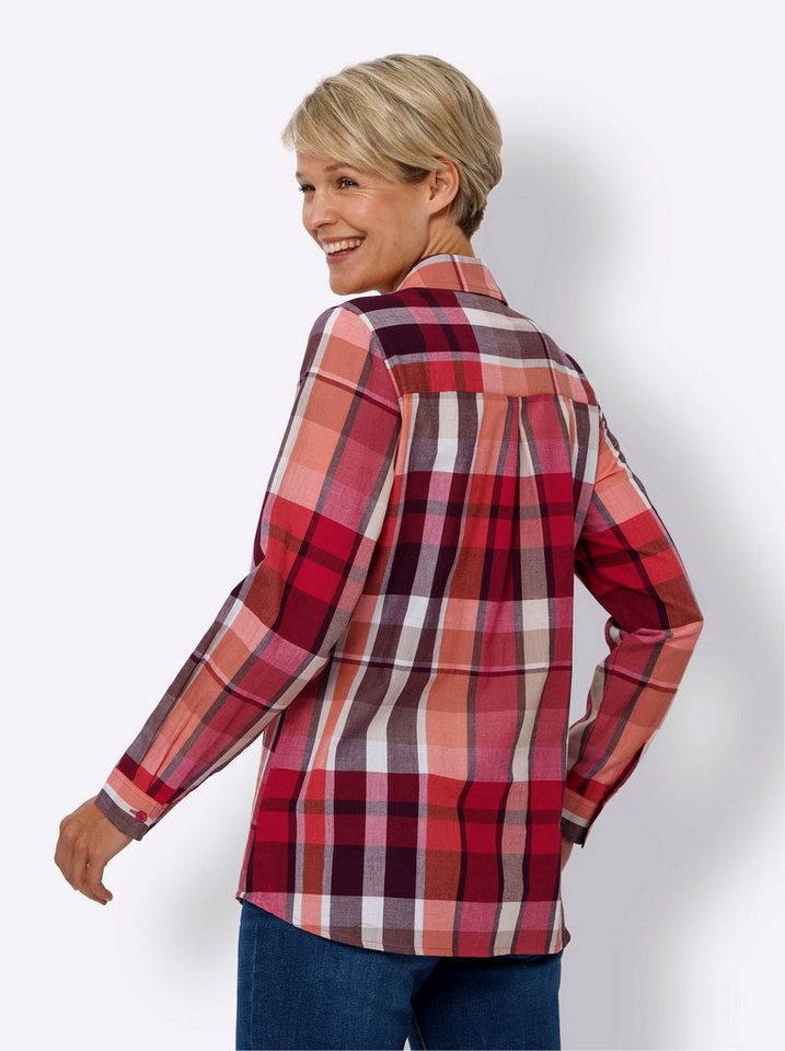 Sieh an! Klassische Bluse Longbluse Langarm – Bild 2 von 4