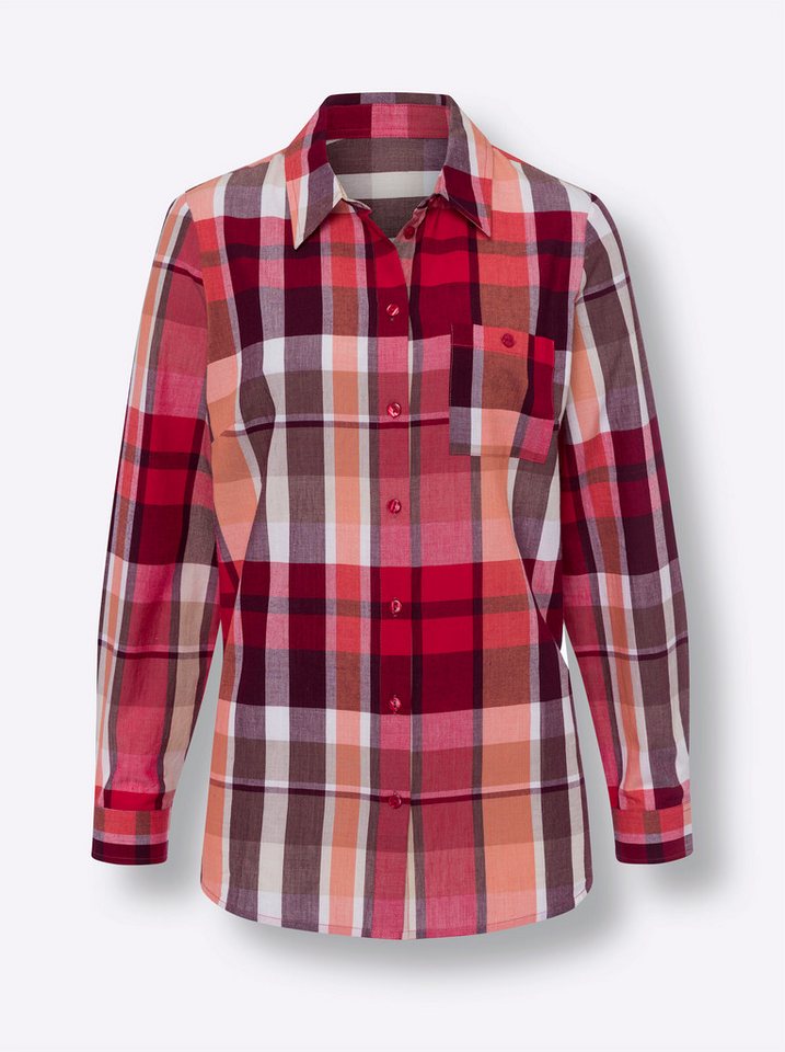 Sieh an! Klassische Bluse Longbluse Langarm – Bild 4 von 4