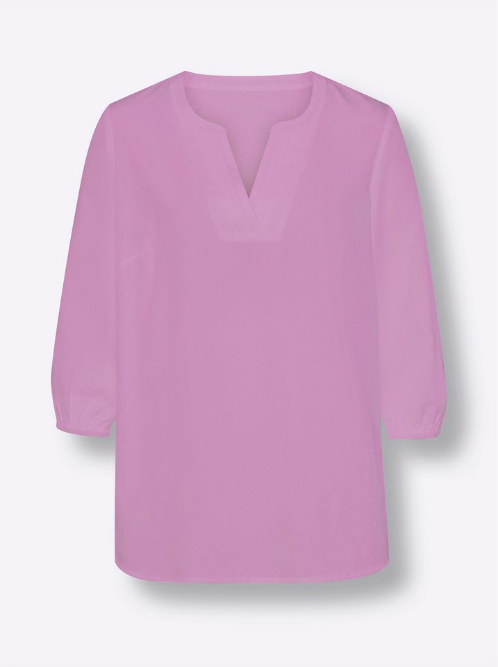 Sieh an! Klassische Bluse Schlupfbluse 3/4-Arm – Bild 4 von 4