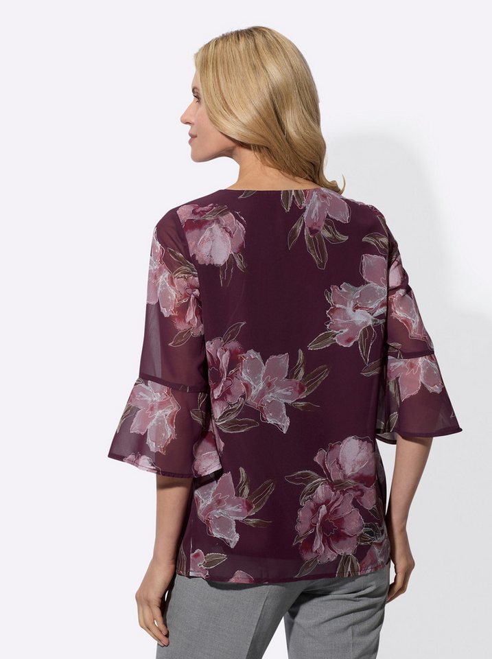 Sieh an! Klassische Bluse Schlupfbluse 3/4-Arm – Bild 2 von 4