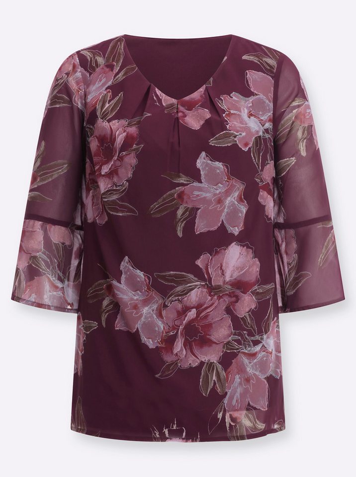Sieh an! Klassische Bluse Schlupfbluse 3/4-Arm – Bild 4 von 4
