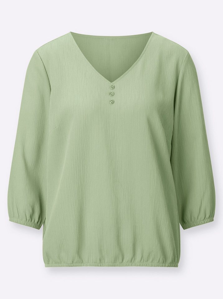 Sieh an! Klassische Bluse Schlupfbluse 3/4-Arm – Bild 3 von 4