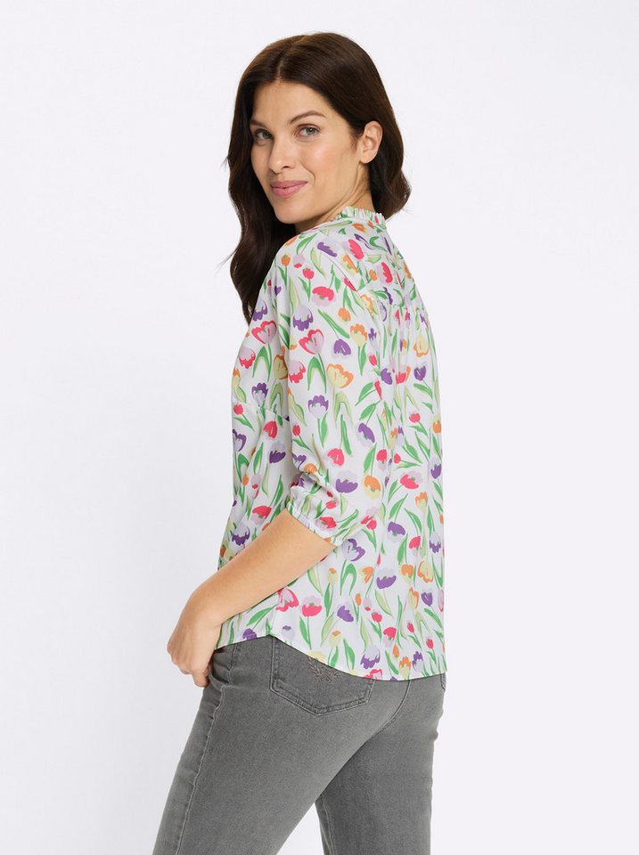 Sieh an! Klassische Bluse Schlupfbluse 3/4-Arm – Bild 3 von 5