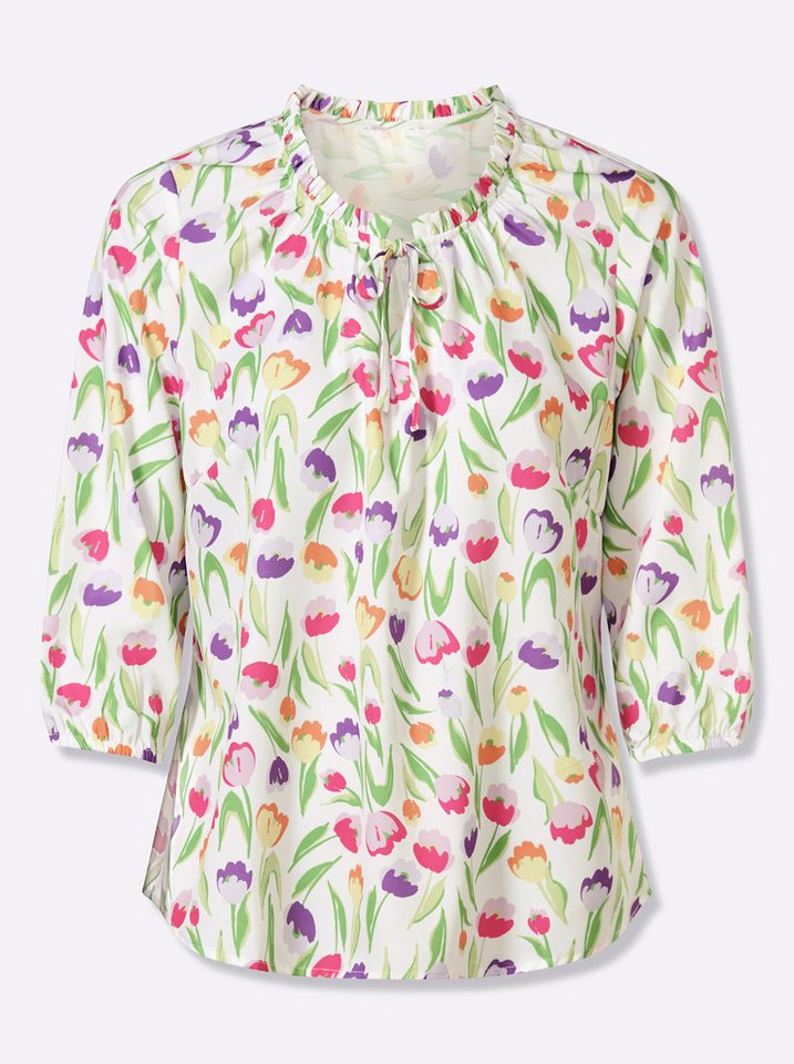 Sieh an! Klassische Bluse Schlupfbluse 3/4-Arm – Bild 5 von 5