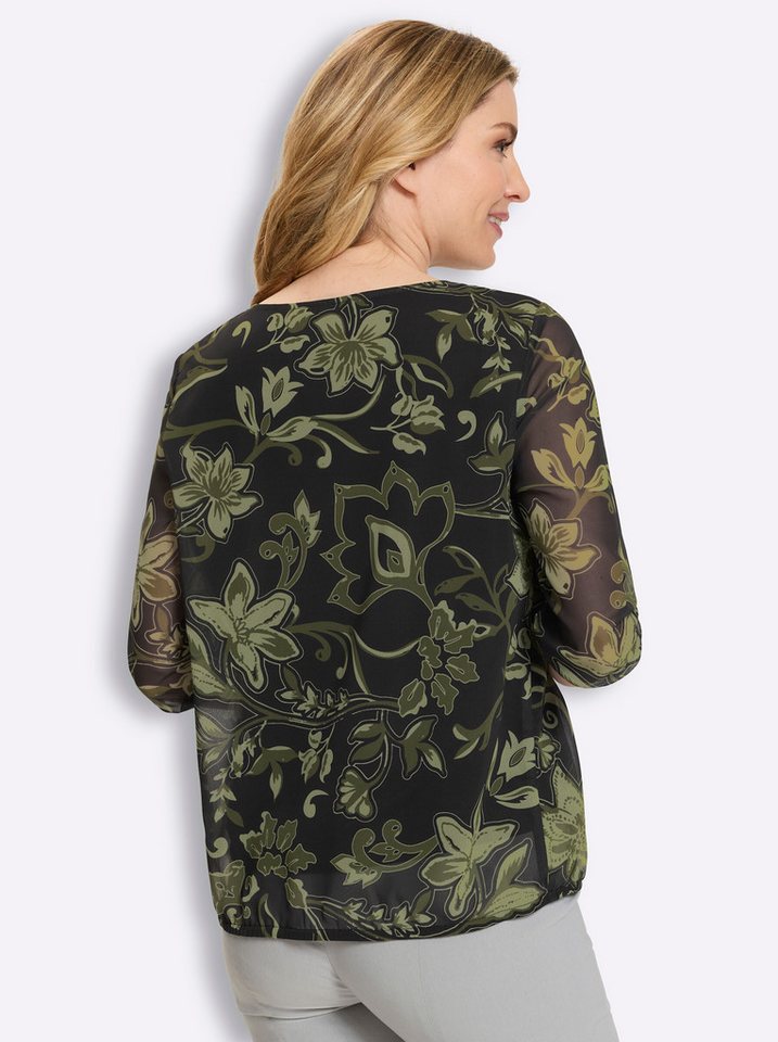 Sieh an! Klassische Bluse Schlupfbluse 3/4-Arm – Bild 2 von 5