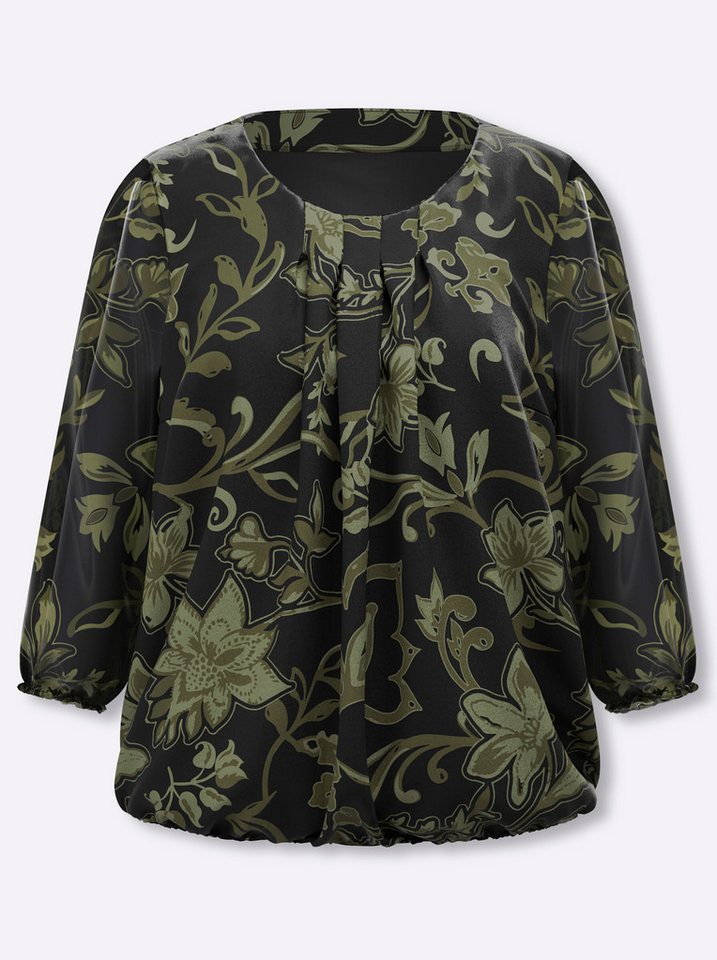 Sieh an! Klassische Bluse Schlupfbluse 3/4-Arm – Bild 4 von 5
