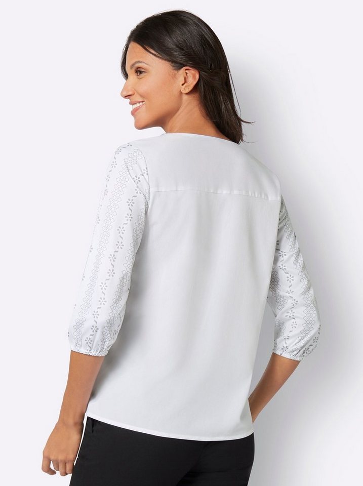 Sieh an! Klassische Bluse Schlupfbluse 3/4-Arm – Bild 2 von 4