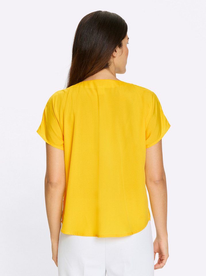Sieh an! Klassische Bluse Schlupfbluse Kurzarm – Bild 2 von 5