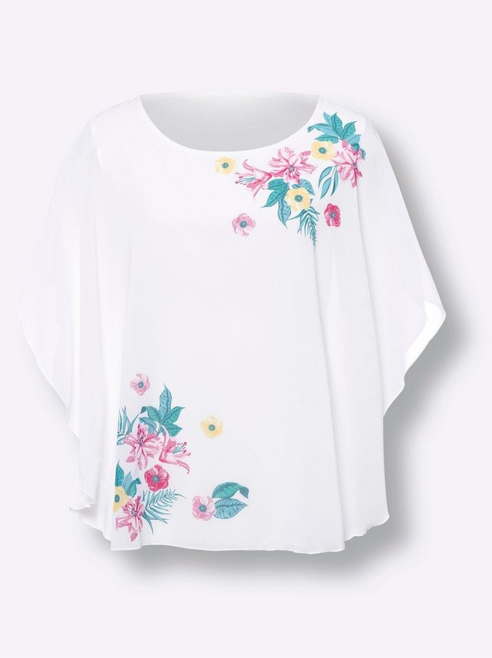 Sieh an! Klassische Bluse Schlupfbluse Kurzarm – Bild 4 von 4