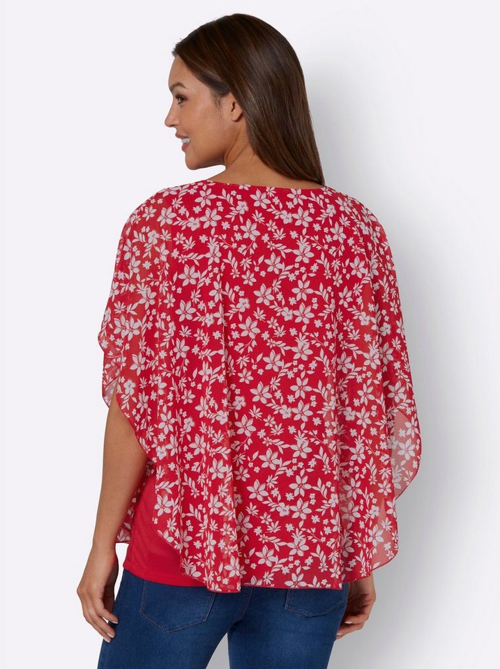 Sieh an! Klassische Bluse Schlupfbluse Kurzarm – Bild 2 von 3