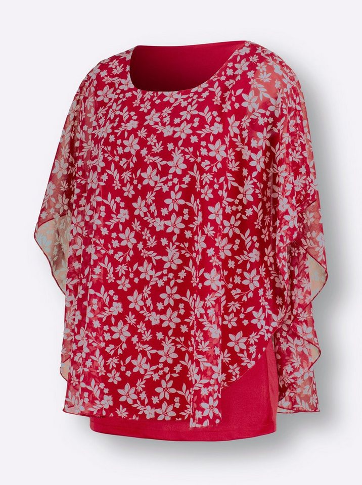 Sieh an! Klassische Bluse Schlupfbluse Kurzarm – Bild 3 von 3