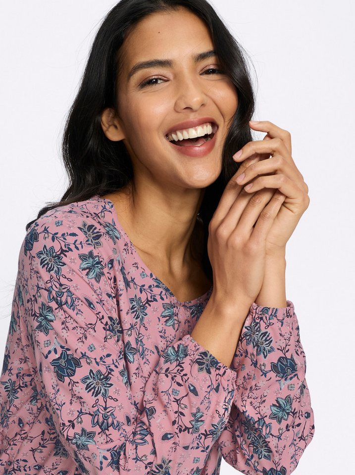 Sieh an! Klassische Bluse Schlupfbluse Langarm – Bild 5 von 5