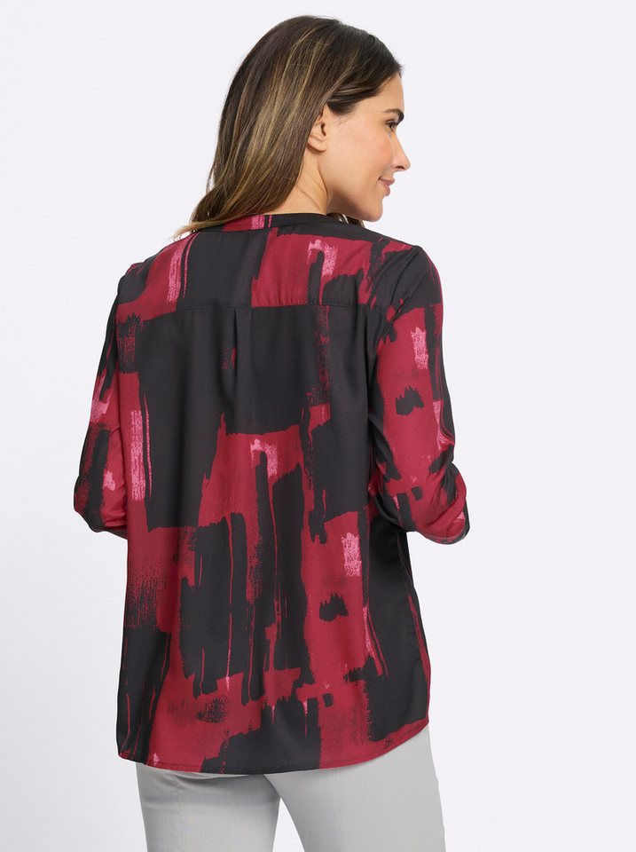 Sieh an! Klassische Bluse Schlupfbluse Langarm – Bild 2 von 5