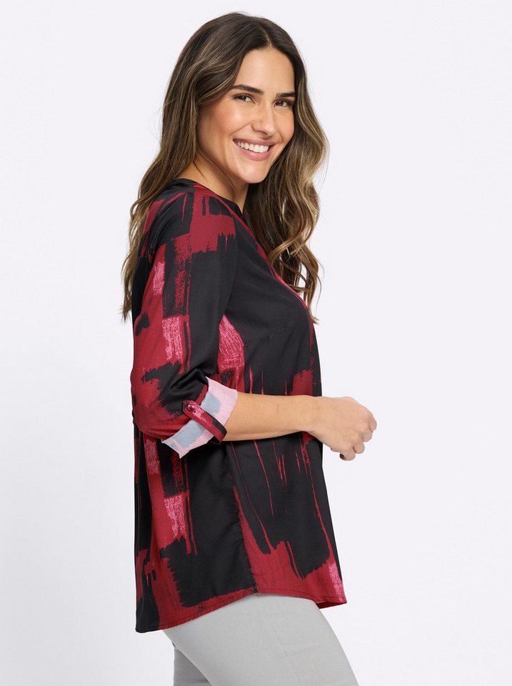 Sieh an! Klassische Bluse Schlupfbluse Langarm – Bild 5 von 5