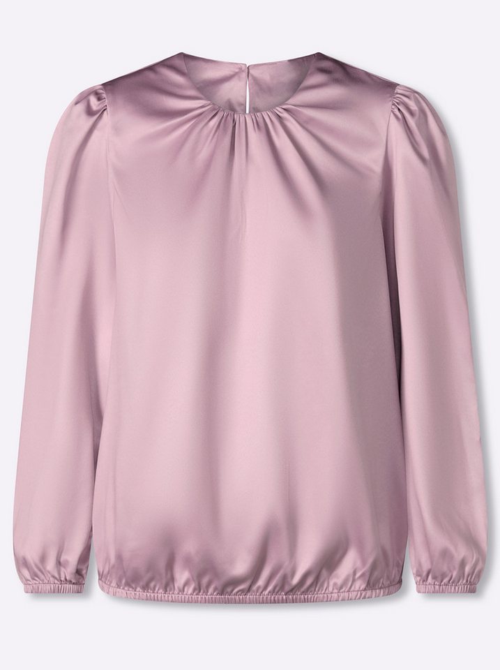 Sieh an! Klassische Bluse Schlupfbluse Langarm – Bild 4 von 5