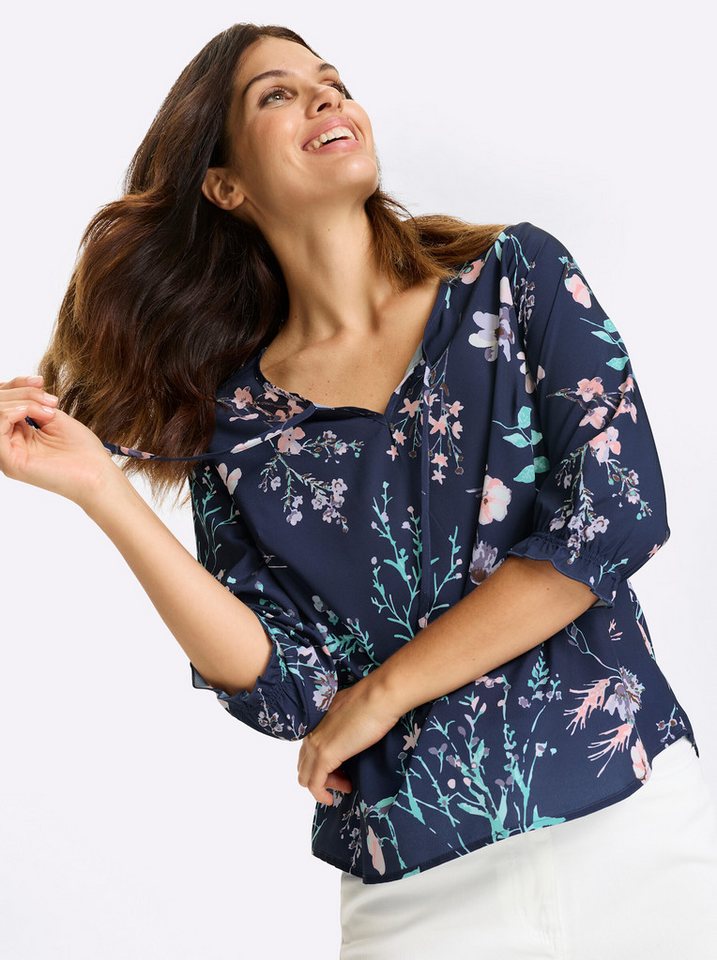 Sieh an! Klassische Bluse Tunikabluse 3/4-Arm – Bild 5 von 5