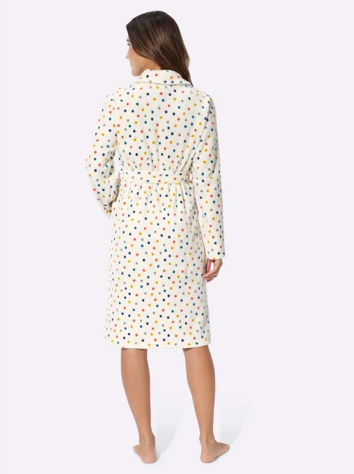 Sieh an! Morgenmantel Morgenmantel Langarm, Polyester, Bindeband, Fleece – Bild 2 von 5