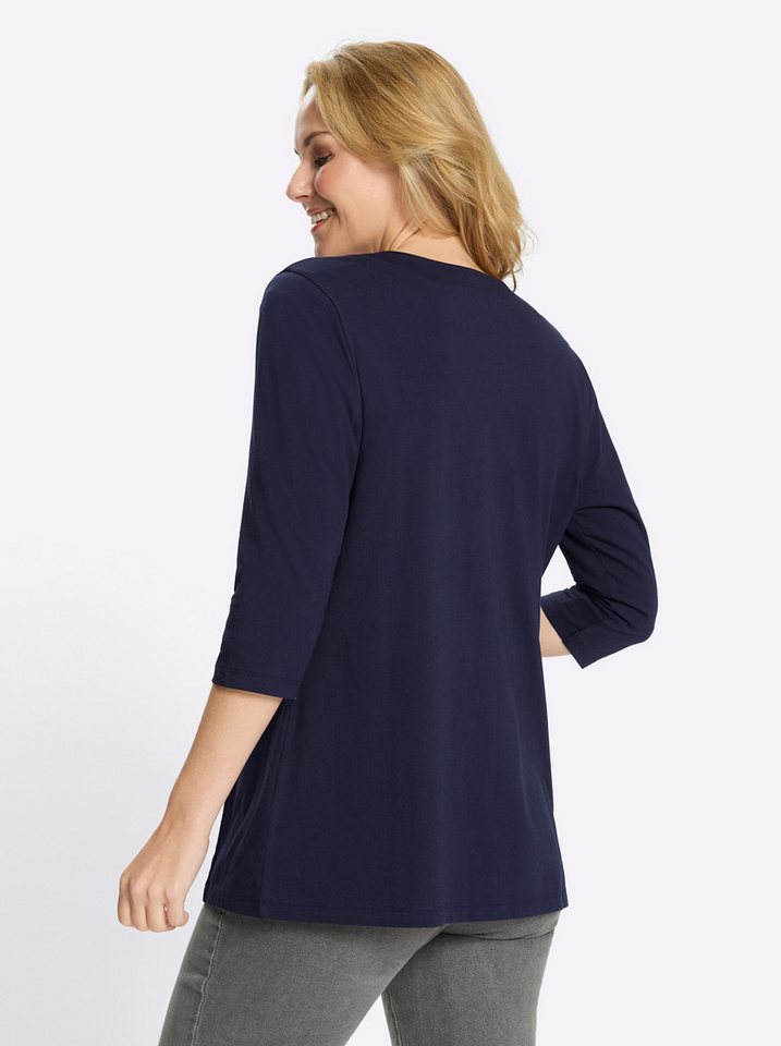 Sieh an! Shirtjacke Shirtjacke 3/4-Arm – Bild 2 von 5