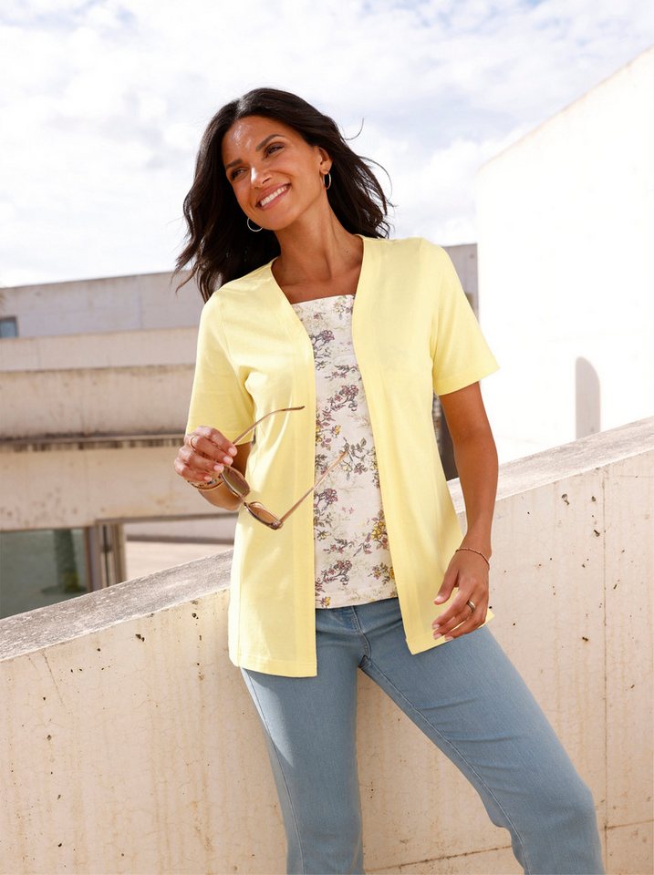 Sieh an! Shirtjacke Shirtjacke Kurzarm – Bild 3 von 4
