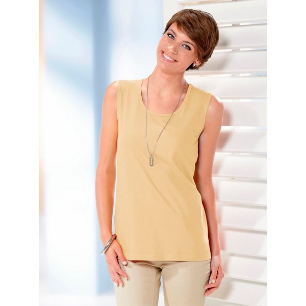 Sieh an! Shirttop Shirttop Ärmellos