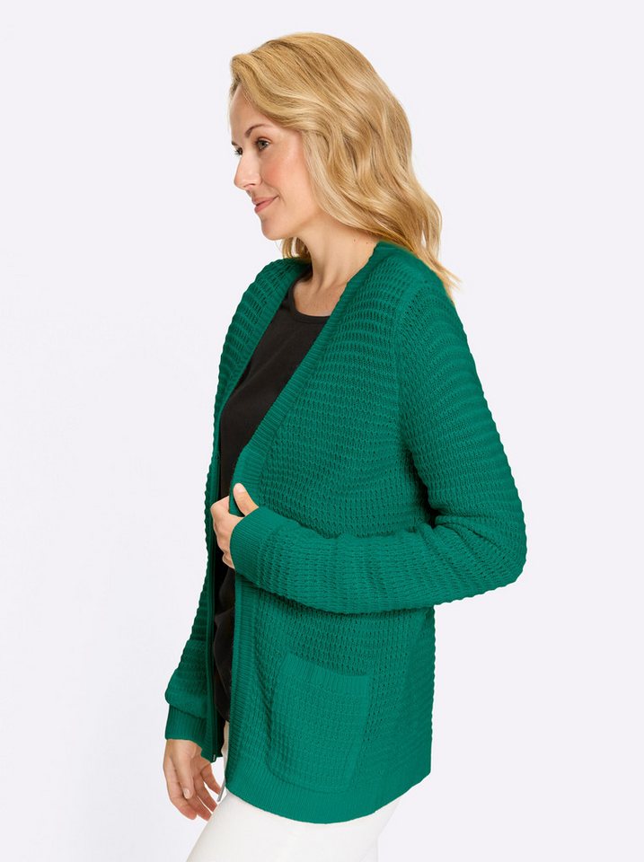 Sieh an! Strickjacke Cardigan Langarm – Bild 5 von 5