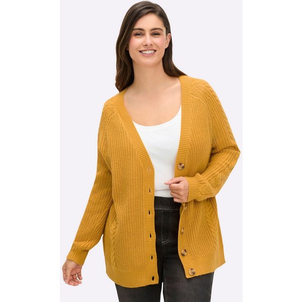 Sieh an! Strickjacke Strickjacke Langarm