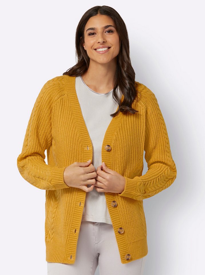 Sieh an! Strickjacke Strickjacke Langarm – Bild 5 von 5
