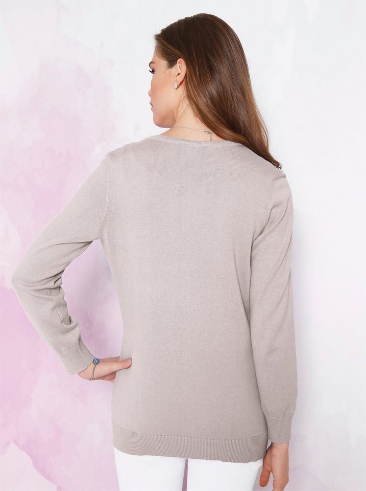 Sieh an! Strickjacke Strickjacke Langarm – Bild 5 von 5
