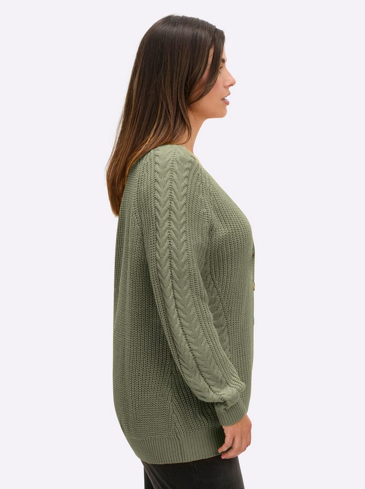 Sieh an! Strickjacke Strickjacke Langarm – Bild 3 von 5