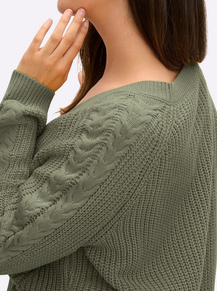 Sieh an! Strickjacke Strickjacke Langarm – Bild 4 von 5