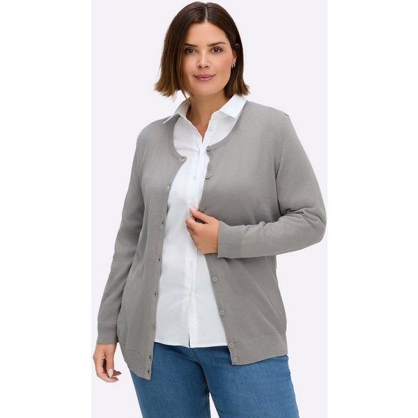 Sieh an! Strickjacke Strickjacke Langarm