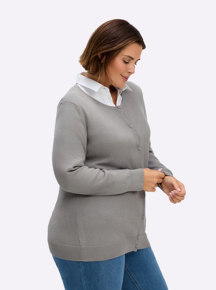 Sieh an! Strickjacke Strickjacke Langarm – Bild 3 von 5