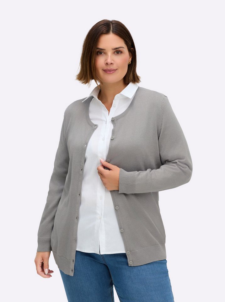 Sieh an! Strickjacke Strickjacke Langarm – Bild 5 von 5