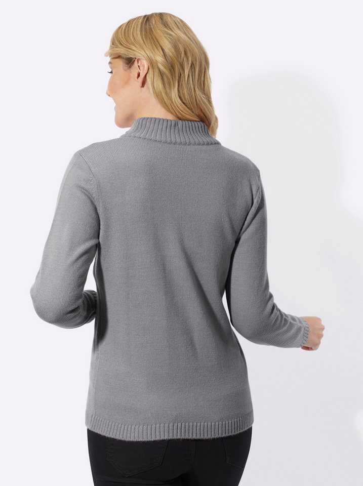 Sieh an! Strickjacke Strickjacke Langarm Grobstrick – Bild 2 von 5