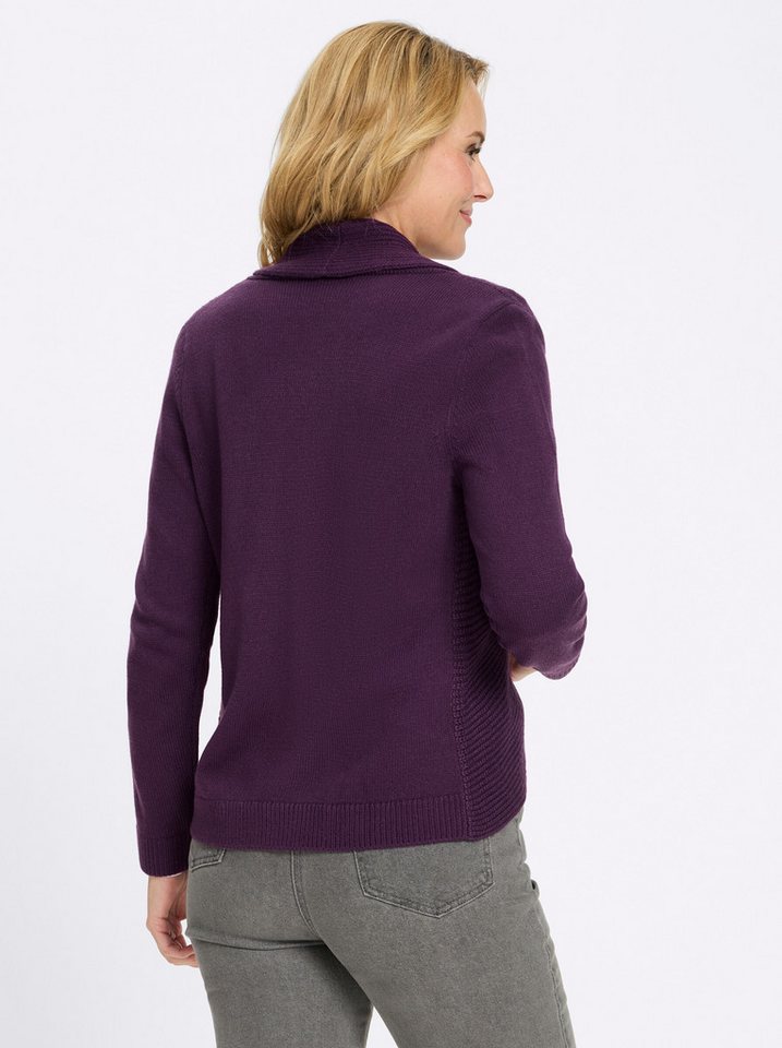 Sieh an! Strickjacke Strickjacke Langarm Jersey – Bild 2 von 5