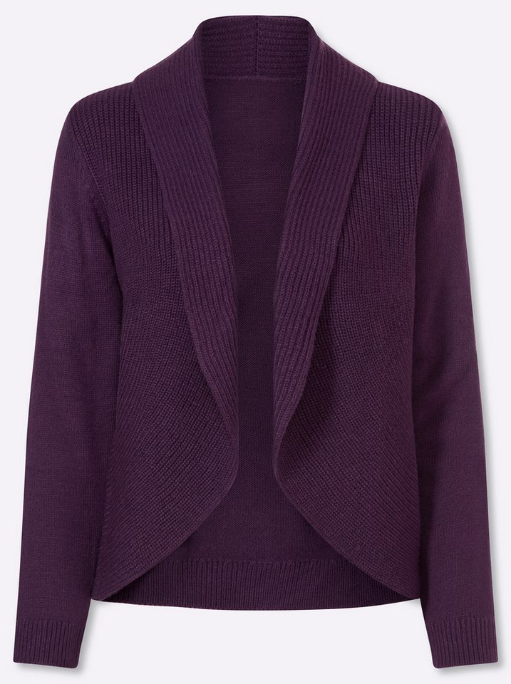 Sieh an! Strickjacke Strickjacke Langarm Jersey – Bild 3 von 5