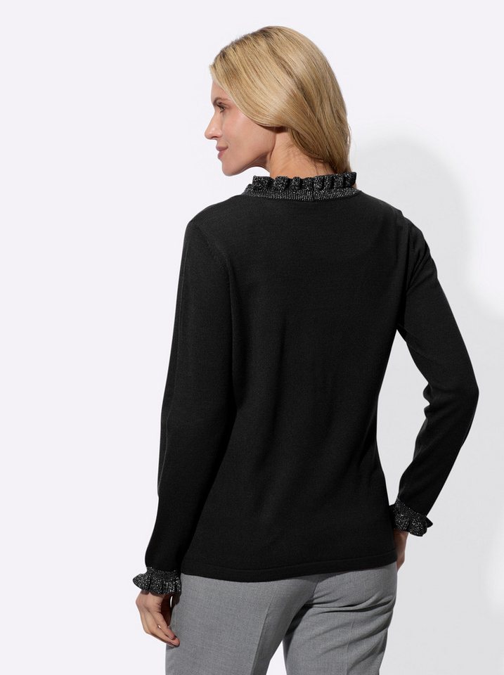 Sieh an! Strickjacke Strickjacke Langarm Jersey – Bild 2 von 4