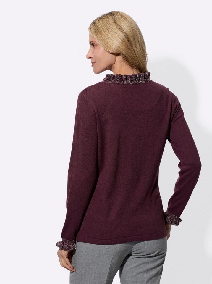 Sieh an! Strickjacke Strickjacke Langarm Jersey – Bild 2 von 3