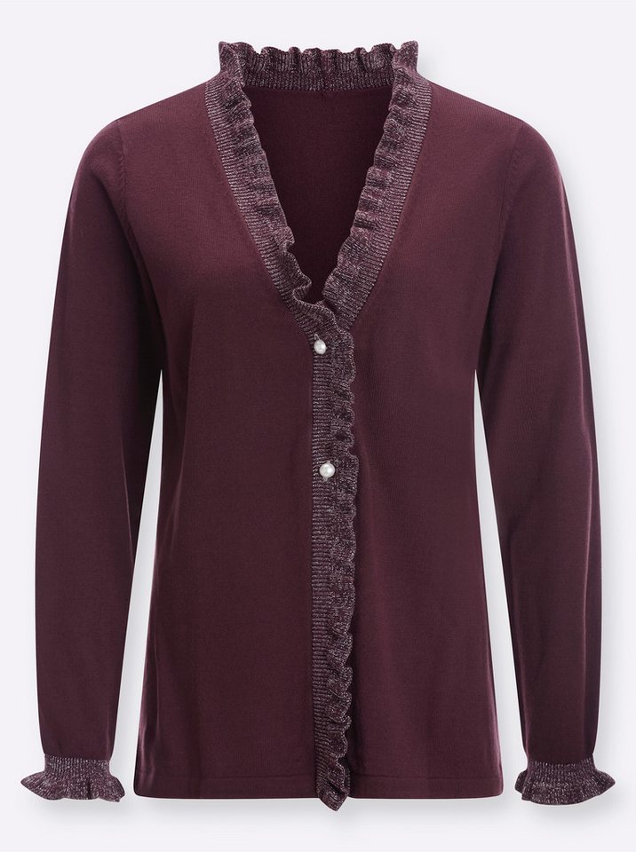 Sieh an! Strickjacke Strickjacke Langarm Jersey – Bild 3 von 3