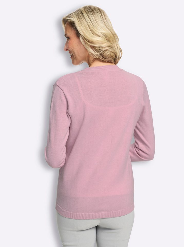 Sieh an! Strickjacke Strickjacke Langarm Jersey – Bild 2 von 5