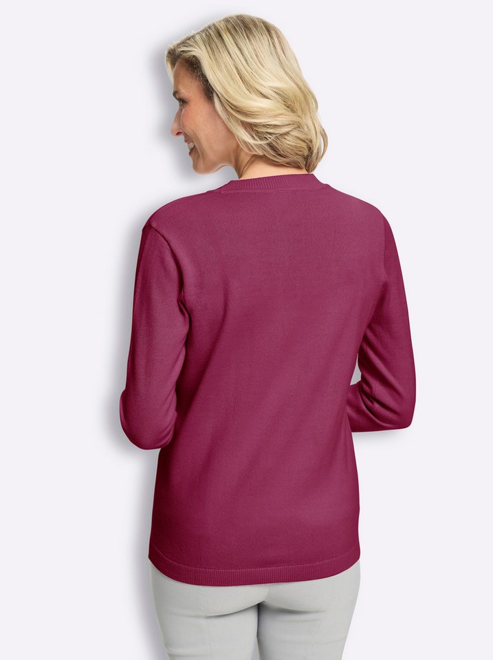 Sieh an! Strickjacke Strickjacke Langarm Jersey – Bild 2 von 5