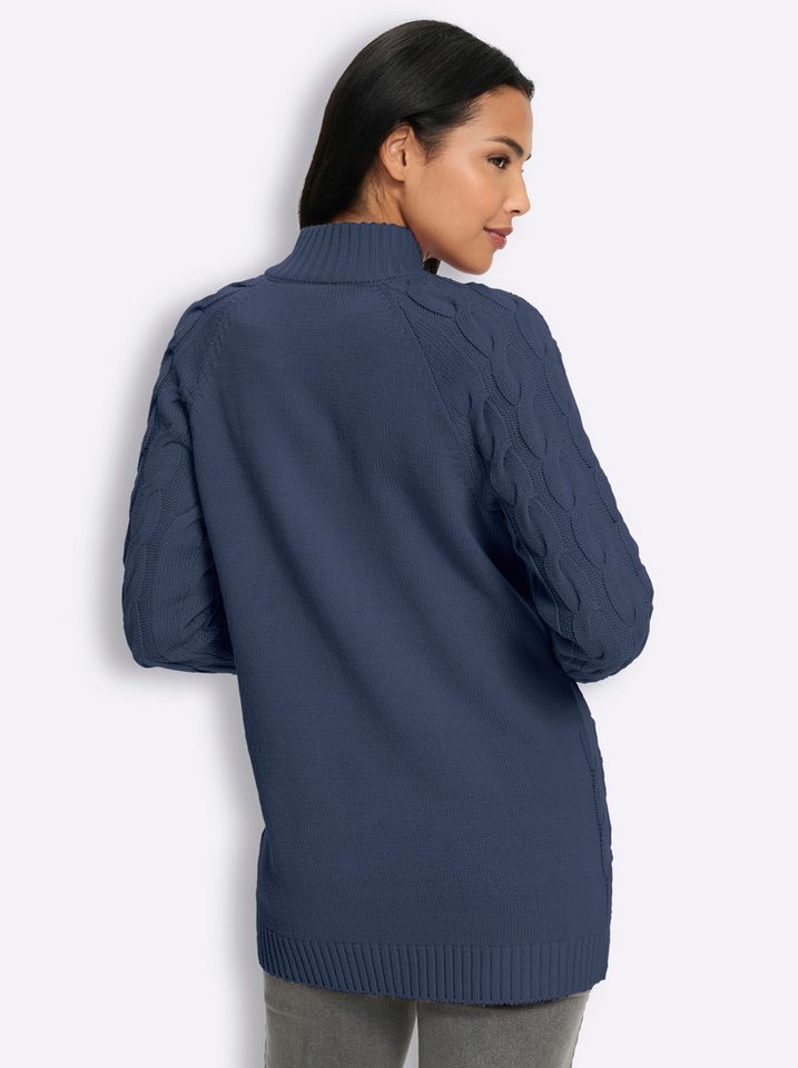 Sieh an! Strickjacke Strickjacke Langarm Zopfmuster – Bild 2 von 5