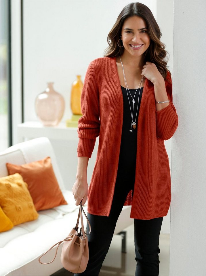 Sieh an! Strickjacke Long-Strickjacke Langarm Sonstiger Warencharakter – Bild 3 von 4
